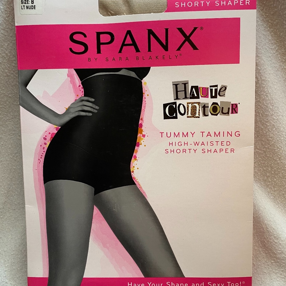 SPANX high waisted Shorty Shaper Size B